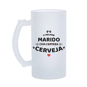 Caneca de Chopp Melhor Marido com Cerveja