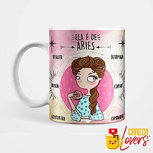 Caneca Signo da Mulher - Áries