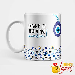 Caneca Olho Grego - Livrai-me