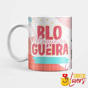 Caneca Flork Profissões - Blogueira - Nome Personalizado