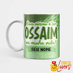 Caneca Orixázinhos - Ossaim - Nome Personalizado