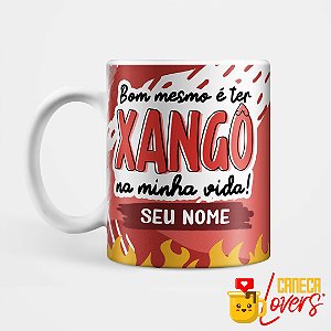 Caneca Orixázinhos - Xangô - Nome Personalizado