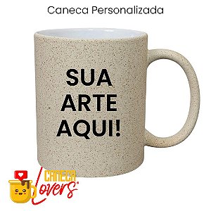 Caneca Personalizada Splash Areia • Arte Exclusiva