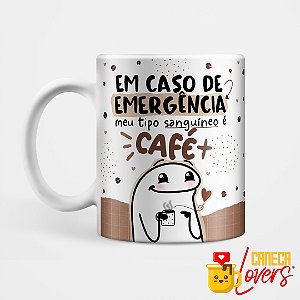Caneca Flork - Tipo Sanguíneo Café +