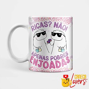 Caneca Flork Amigas - Ricas? Não!