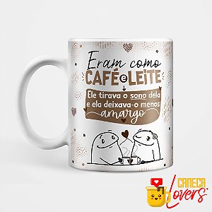 Caneca Flork Namorados 2023 - Eram como café e leite