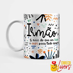 Caneca Familia - Irmão - Nome personalizado