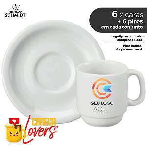 Kit de Xícaras para Café Personalizadas - Modelo Personal