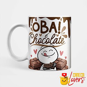 Caneca Páscoa Divertida - Oba, é Chocolate