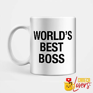 Caneca Chefe The Office - World's Best Boss