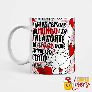Caneca Dia dos Namorados - Amar o que sempre está certo