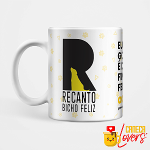 Caneca Recanto Bicho Feliz – Animais Resgatados