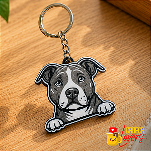 Chaveiro Raças de Cães - Pitbull