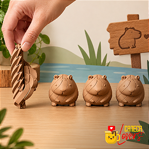 Brinquedo Capivara Antiestresse Sensorial Flexível