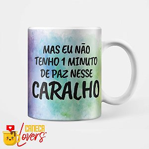 Caneca 1 Minuto de Paz - Colorida