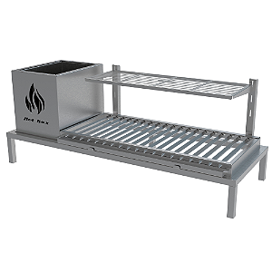 Churrasqueira Residencial INOX 430 De Alvenaria - 89 x 34cm