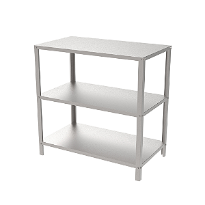 Mesa em Aço Inox 430 - 3 Niveis
