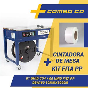 Maquina Arqueadora De Mesa CD4 + Kit 5 Fitas PP