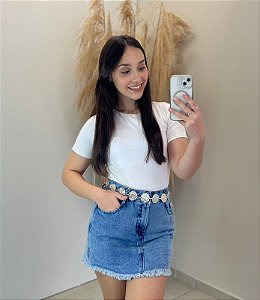 Saia jeans Luma