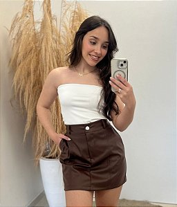 Saia Courino Marrom Sofi