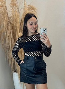 Saia Courino Preta Sofi