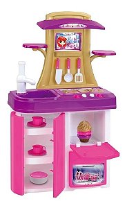 Cozinha Infantil C/ Som Luz E Acessórios Princess Meg