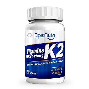 Suplemento de Vitamina K2 - 60 Caps 300mg