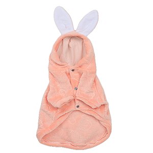 Roupinha Pet Cachorro Casaco Rabbits Rosa Emporium Distripet