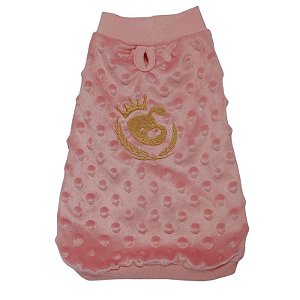 Roupinha Para Pet Cachorro Blusão Blubble Rosa Emporium Distripet