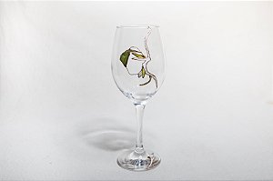 TAÇA UNO / ORQUIDEAS VERDE