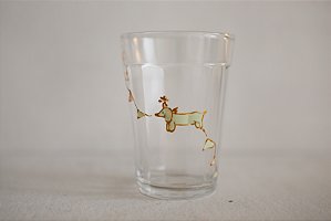 COPO CAFECITO / CACHORRO VERDE OU AZUL