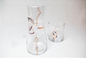 MORINGA + COPO UNO / ORQUIDEA ROXA CUSTOMIZADA