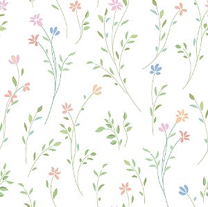 Papel de Parede Estampa Floral 4