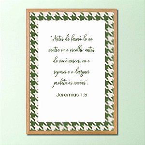 Quadro Decorativo Nadja com versículo personalizado