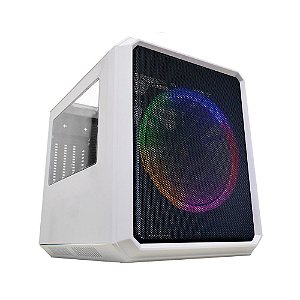 GABINETE GAMER KMEX MICROCRAFT IV CG04RC BRANCO