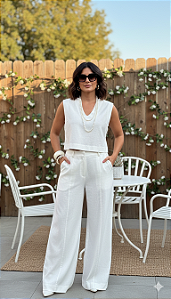 Calça Gabriela Pantalona *