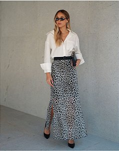 Saia animal print *