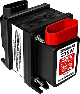 Transformador 375W 500VA Inversor Voltagem de 110V Para 220V ou 220V Para 110V