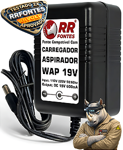 Fonte Carregador DC 19v Robô Aspirador De Pó Robot Wap