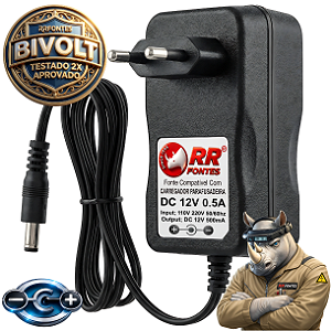Carregador Fonte DC 12V Para Parafusadeira Skil 2511 e 2255