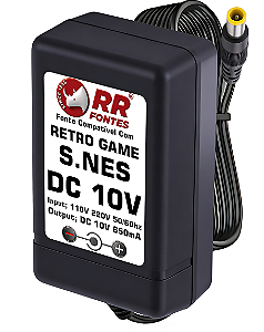 Fonte DC 10V Para Super Nes Nintendo