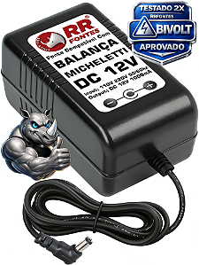 Fonte DC 12V Para Balança Micheletti MIC, Tavola, Prima