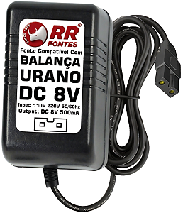 Fonte DC 8V Para Balança Urano Pop-s Pop-z