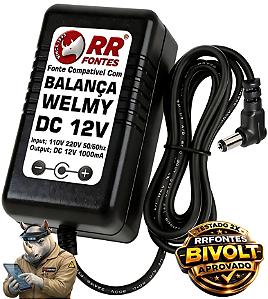 Fonte DC 12V Para Balança Welmy