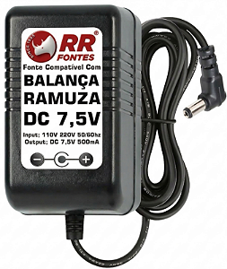 Fonte DC 7,5V Para Balança Ramuza