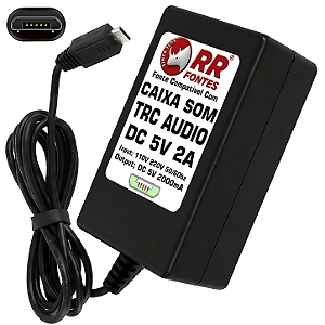 Fonte Carregador 5V 2A Para Caixa TRC Micro USB