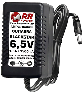Carregador Fonte DC 6,5V Para Caixa Fly3 Fly-103 Blackstar