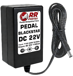 Fonte DC 22V Para Pedal Pedaleira Blackstar HT