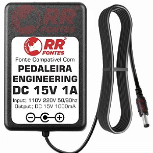 Fonte DC 15V Para Pedal E Demais Equipamentos Radial Engineering