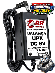 Fonte DC 6V Para Balança UPX